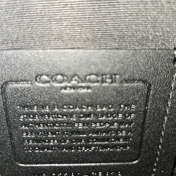 Coach Black and Gray Men's Backpack - Picture 8 of 9